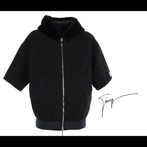 giuseppe zanotti NEW men’s furry lined hoodie